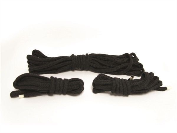 MrB Bondage Rope Cotton Starter Kit Black