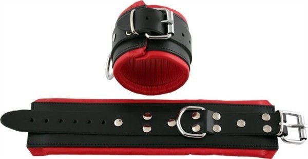 Ankle restraints red padding