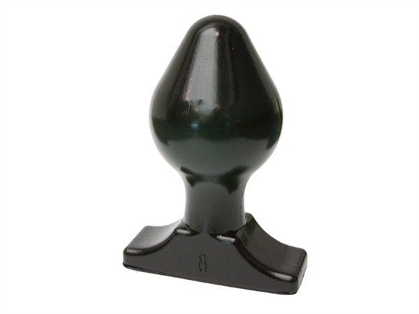 All Black Kevin Butt Plug 8cm